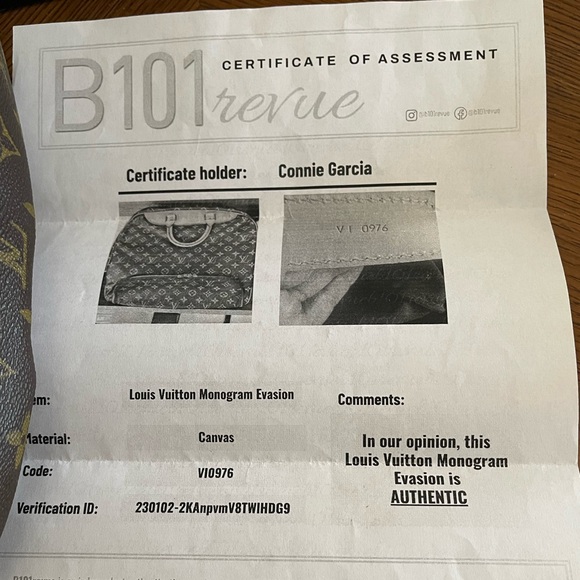 Authentic Vintage Beautiful Louis Vuitton Evasion - Picture 6 of 6